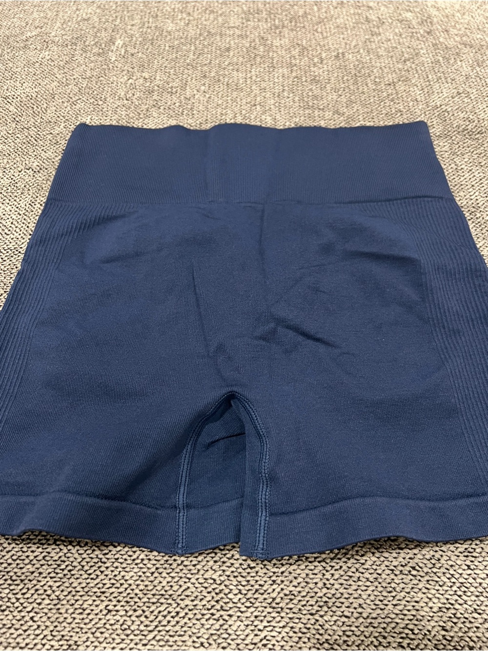 Women’s High Waist Yoga Shorts Butt Lift Scrunch - Blue